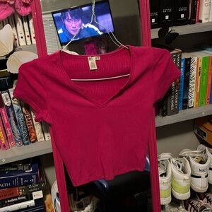 Pink Crop top